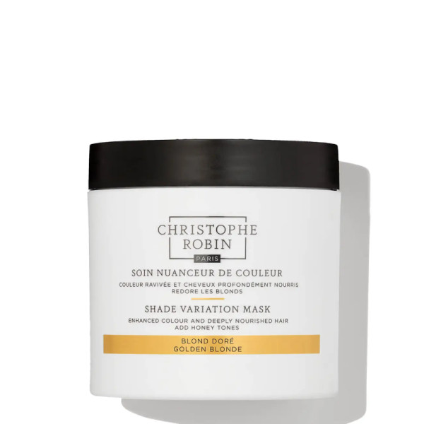 Christophe Robin Shade Variation Mask - Golden Blonde värviv juuksemask, 250 ml