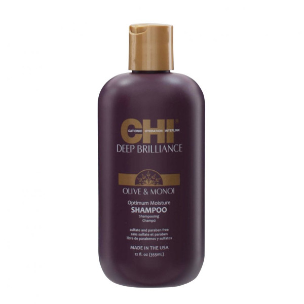 CHI Deep Brilliance šampoon oliivi- ja monoõliga, 355 ml