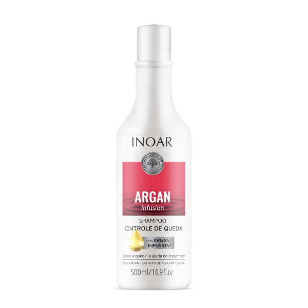 INOAR Argan Infusion Loss Control Shampoo – juuste väljalangemist ennetav šampoon, 500 ml