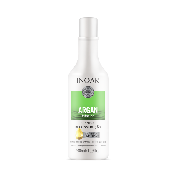 INOAR Argan Infusion Reconstruction Shampoo – taastav šampoon, 500 ml