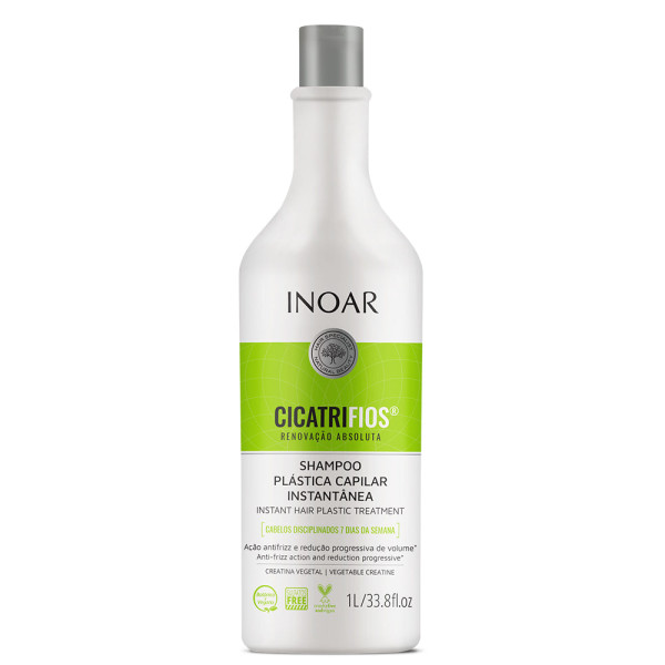 INOAR CicatriFios Shampoo - juuksestruktuuri taastav šampoon, 1000 ml