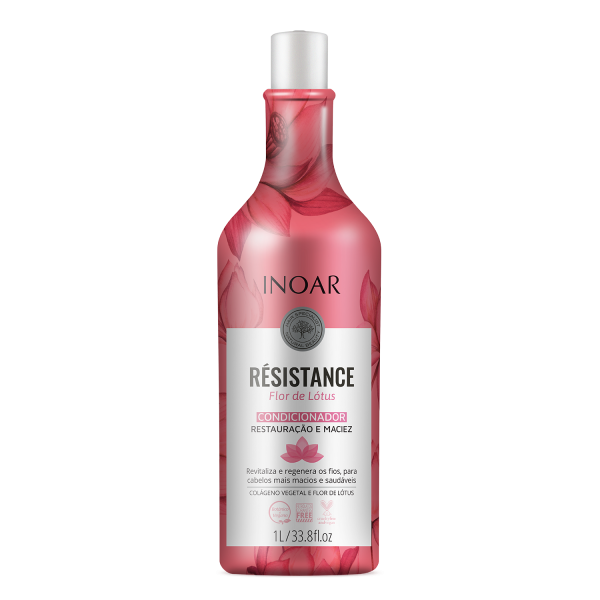 INOAR Resistance Flor de Lotus Conditioner - juukseid niisutav palsam, 1000 ml