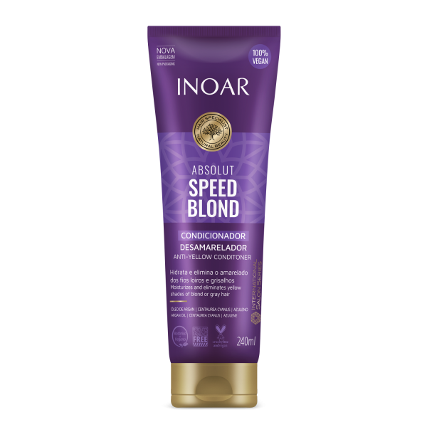 INOAR Speed Blond Conditioner - palsam blondidele juustele, 240 ml