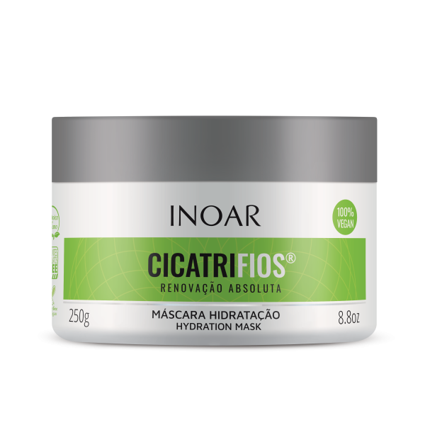 INOAR CicatriFios Mask - juuksestruktuuri taastav mask, 250 g