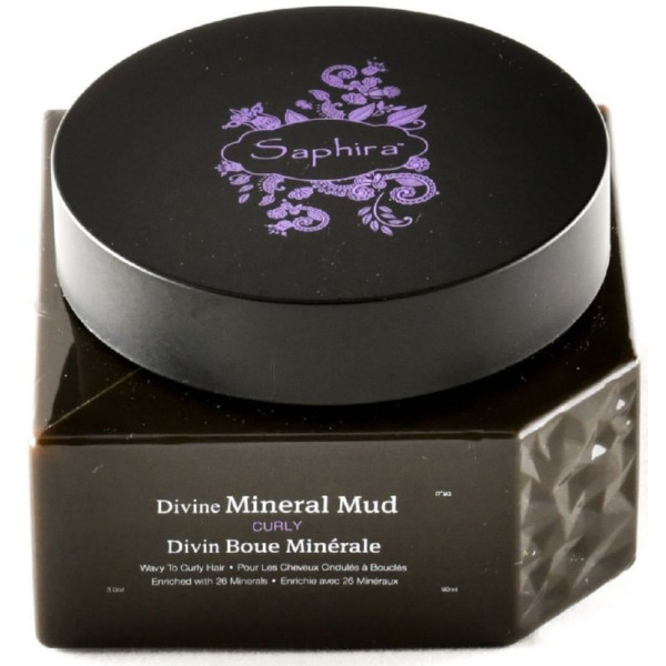 Saphira Divine Mineral Mud intensiivselt niisutav mask-mineraalmuda kahustele juustele, 90 ml