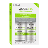 INOAR CicatriFios Duo Kit - juuksestruktuuri taastav komplekt, 2x250 ml