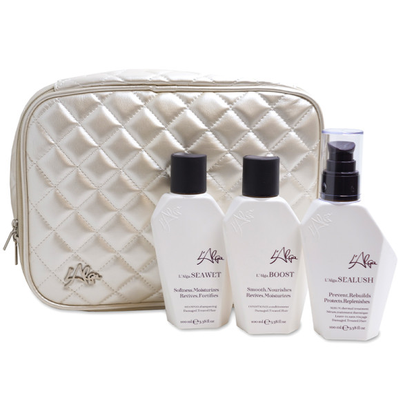  L'Alga Sailzone Beauty Bag juuksehoolduskomplekt (šampoon, palsam, seerum)