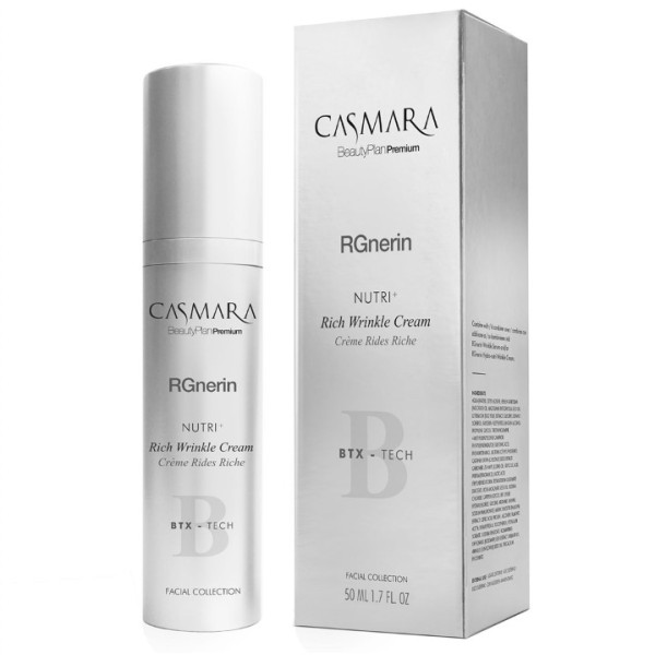 Casmara Rgnerin Nutri+ Rich Wrinkle Cream taastav, toitev näokreem kortsude vastu, 50 ml