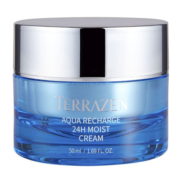 Niisutav näonahakreem Terrazen Aqua Recharge 24H Moist Cream, eriti sobiv kuivale näonahale, 50 ml