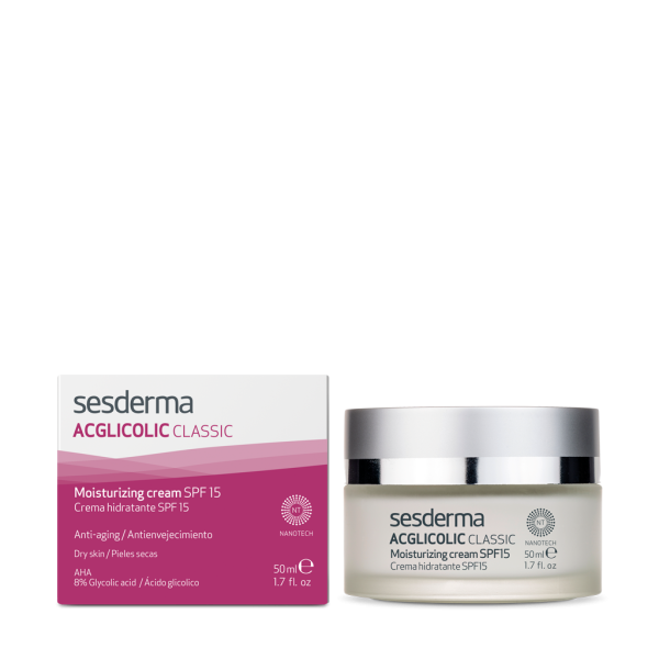 Sesderma Acglycolic Classic niisutav kreem SPF 15, 50 ml