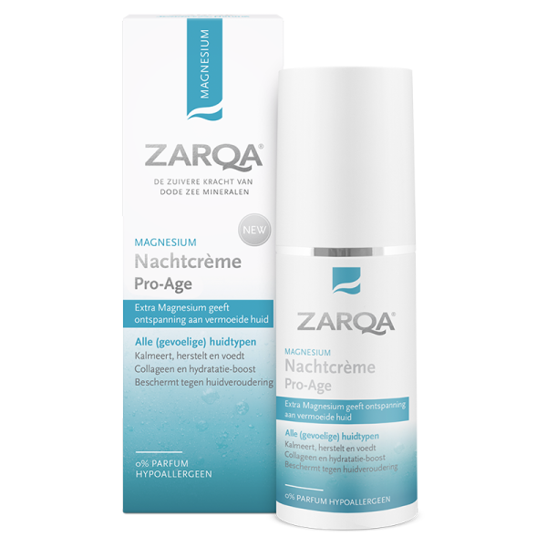 Zarqa Magnesium öökreem küpsele nahale, 50 ml