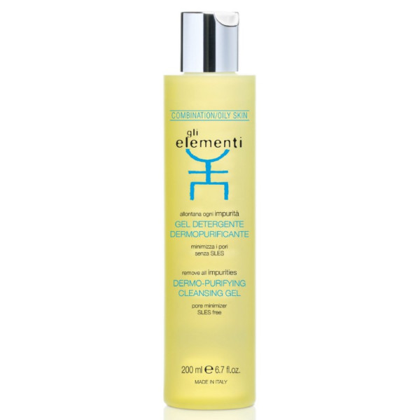  Gli Elementi Dermo - Purifying Cleansing Gel näopuhastusgeel, 200 ml