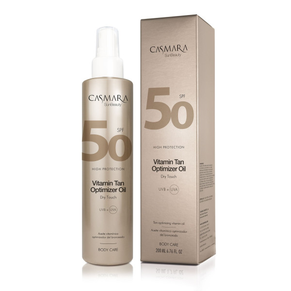 Casmara Vitamin Tan Optimizer SPF 50 kuiva kehaõli, 200 ml