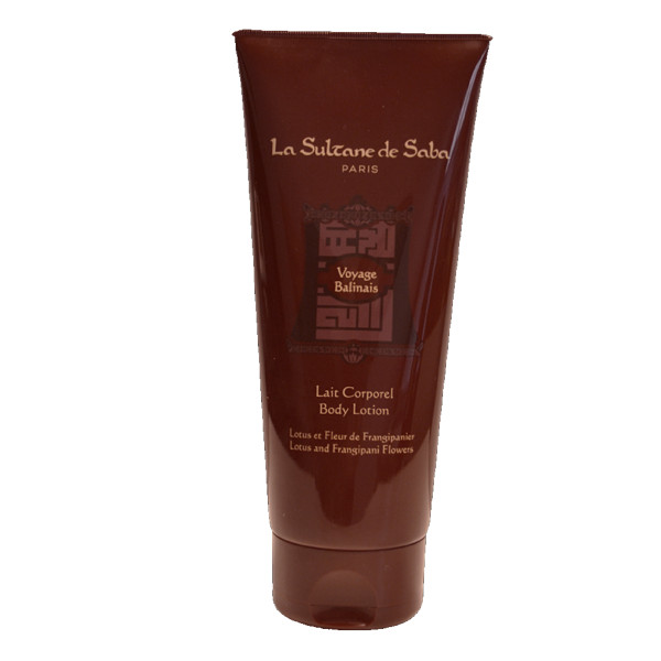 La Sultane de Saba Bali Body Lotion lootose ja frangipani lille lõhnaga kehakreem, 200 ml