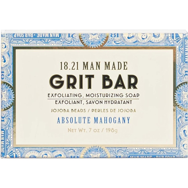 18.21 Mande Made Exfoliating Bar Soap Absolute Mahogany kooriv seep meestele, sobib näole ja kehale, 198 g