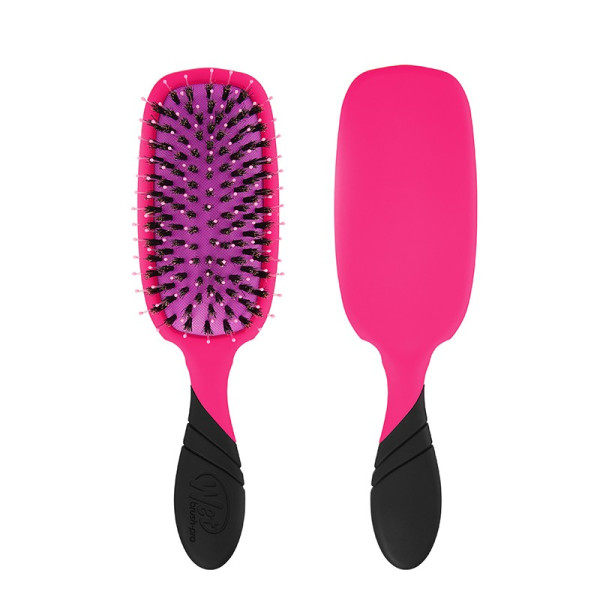 WETBRUSH PRO SHINE ENHANCER juuksehari kuldi harjastega, roosa