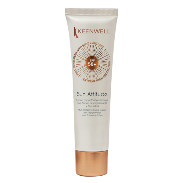 KEENWELL SUN ATTITUDE SPF 50 depigmenteeriv ja vananemisvastane näokreem, 60 ml