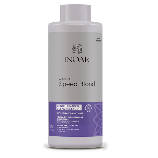 INOAR Absolut Speed Blond Conditioner - kondicionierius šviesiems plaukams 800 ml