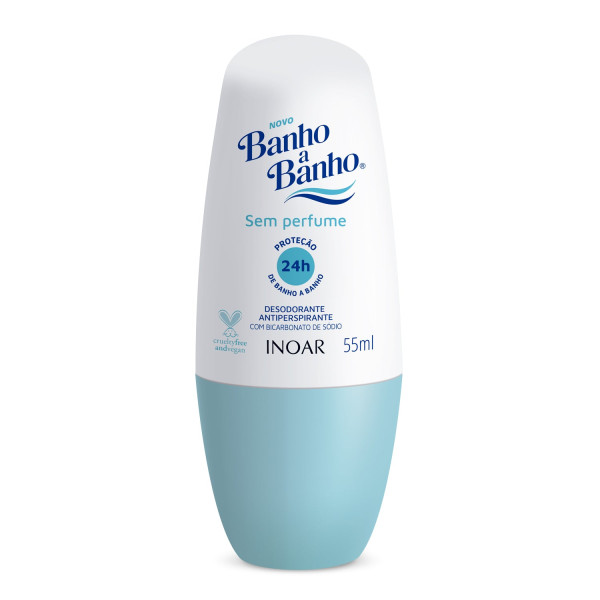 INOAR Banho a Banho Sem Parfume lõhnatu pallideodorant, 55 ml