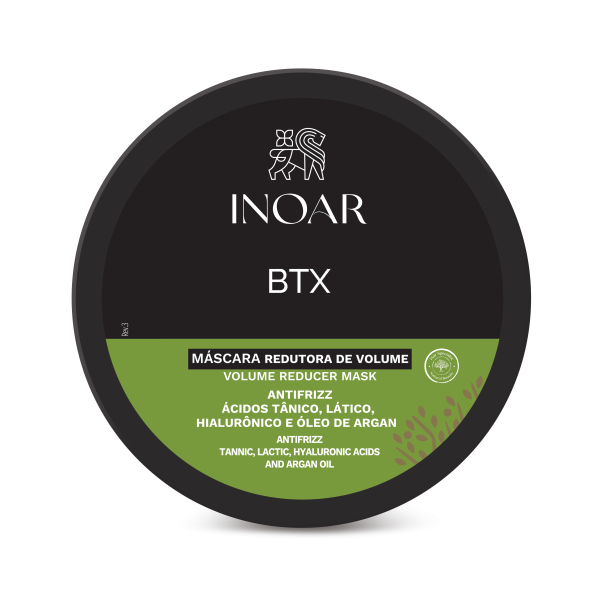 INOAR BTX Anti-frizz Mask intensiivne juukseid siluv mask, 200 g