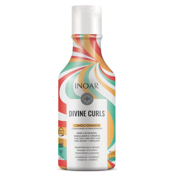 INOAR Divine Curls Duo Kit palsam lokkis ja lainelistele juustele, 250 ml