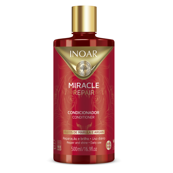 INOAR Miracle Repair Conditioner sära taastav palsam, 500 ml