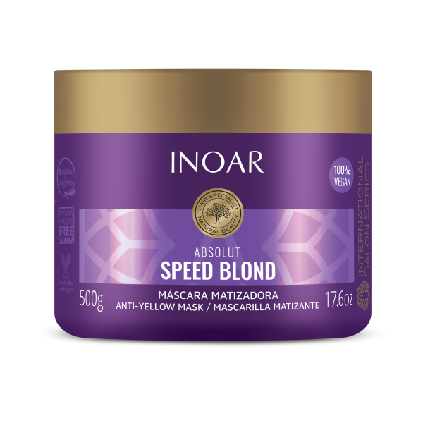 INOAR Speed Blond Mask - juuksemask blondidele juustele 500 g