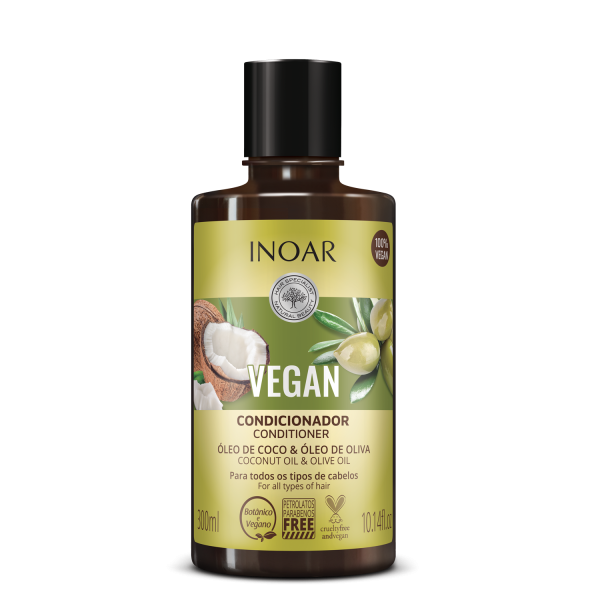 INOAR Vegan Conditioner palsam kookos- ja oliiviõliga, 300 ml