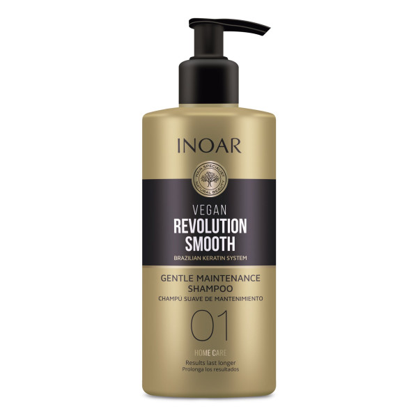 INOAR Vegan Revolution Smooth Gentle Maintenance Shampoo, Step 1 hooldusšampoon, 350 ml