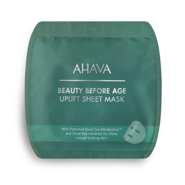 AHAVA Beauty Before Age Uplift Sheet Mask pinguldav lehtmask, 1 tk.