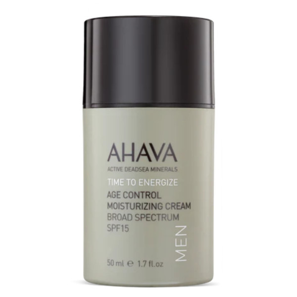 AHAVA Men's Age Control Moisturizing Cream Broad Spectrum SPF15 niisutav näokreem meestele, 50 ml