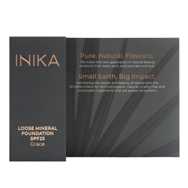 INIKA lahtine mineraalpuuder spf 25 - graatsia, 0,7 g