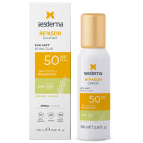 Sesderma Repaskin Comfort päikese eest kaitsev näoudu rosmariini aroomiga SPF 50, 100 ml