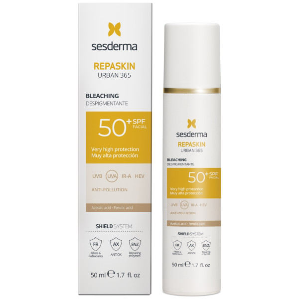 Sesderma Repaskin Urban 365 pigmentatsioonivastane näokreem SPF 50+, 50 ml