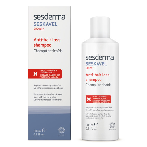 Sesderma Seskavel šampoon juuste väljalangemise vastu, 200 ml