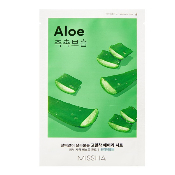 Missha Airy Fit Sheet Mask [Aloe] lehtmask, 19 ml