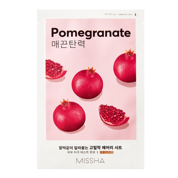 Missha Airy Fit Sheet Mask [Granaatõuna] lehtmask, 19 ml