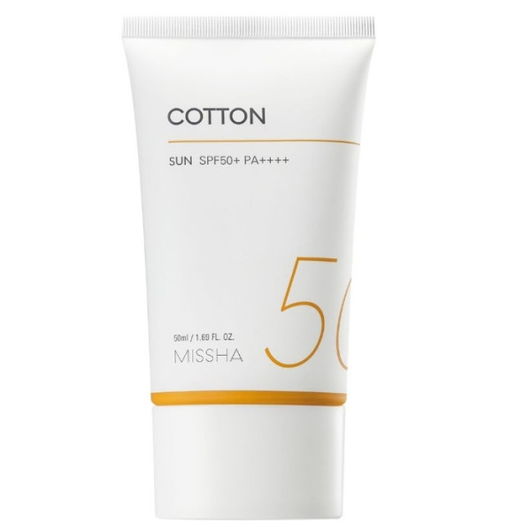 Missha All Around Safe Block Cotton Sun SPF 50+ matt näokreem, 50 ml