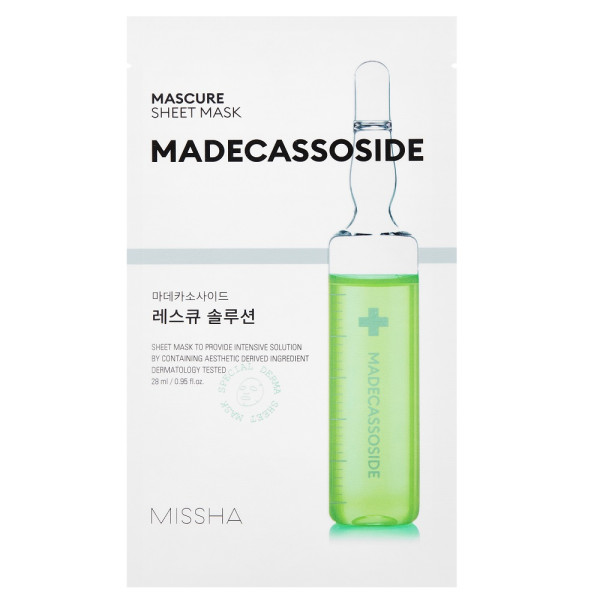 Missha Mascure Sheet Mask [Madecassoside] lehtmask, 28 ml