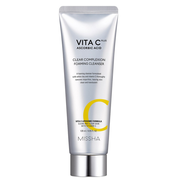 Missha Vita C Plus Clear Complexion Foaming Cleanser, 120 ml