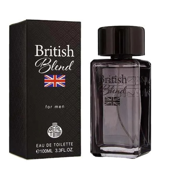 Real Time British Blend For Men EDT tualettvesi meestele, 100 ml