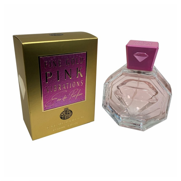 Real Time Fine Gold Pink Vibrations EDP lõhnastatud vesi naistele, 100 ml