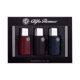 Alfa Romeo Collection Eau de Toilette seatud meestele (Edt Black 40 ml + Edt Red 40 ml + Edt Blue 40 ml)