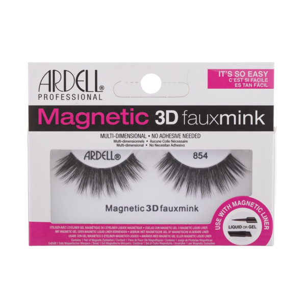 Ardell Magnetic 3D Faux Mink 854 False Eyelashes kunstripsmed