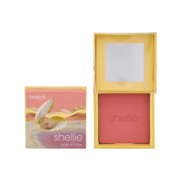 Benefit Shellie Wanderful World Blush Powder põsepuna soojas roosas merekarbi toonis, 6 g