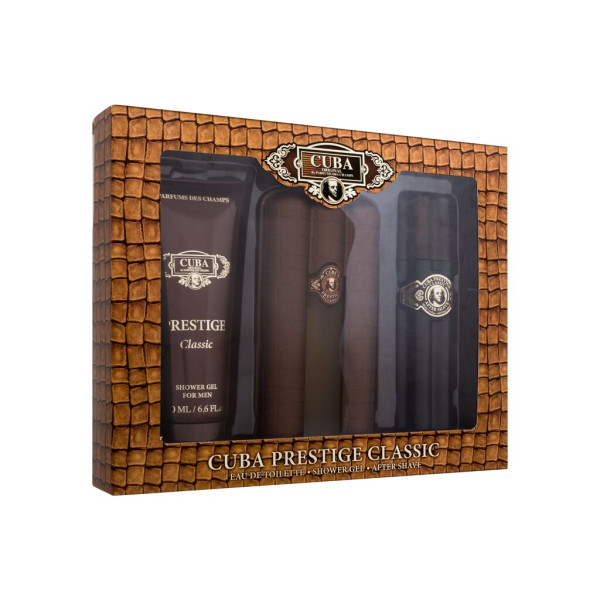 Cuba Prestige komplekt meestele (EDT, 90 ml + dušigeel, 200 ml + habemeajamisjärgne, 100 ml)