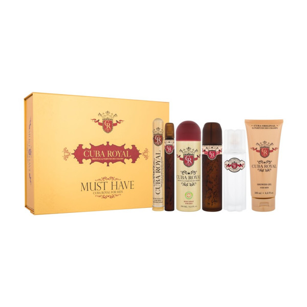 Cuba Royal komplekt meestele (EDT, 100 ml + habemeajamisvesi, 100 ml + dušigeel, 200 ml + deodorant, 200 ml + EDT, 35 ml)