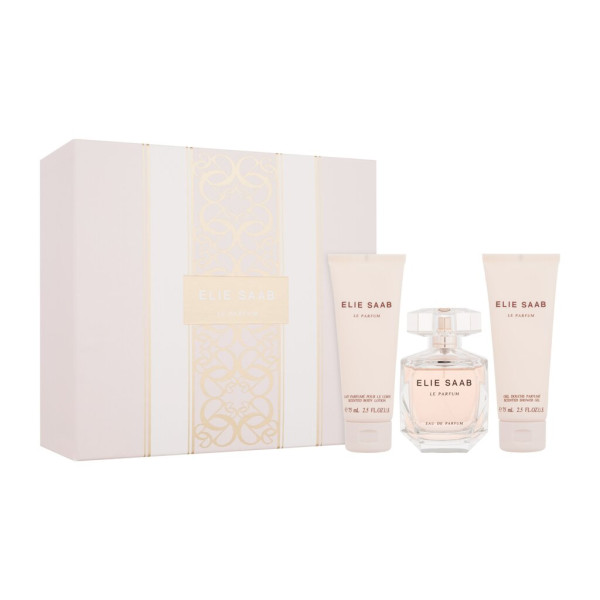 Elie Saab Le Parfum Eau de Parfum seatud naistele (Edp 90 ml + Body Lotion 75 ml + Shower Gel 75 ml)