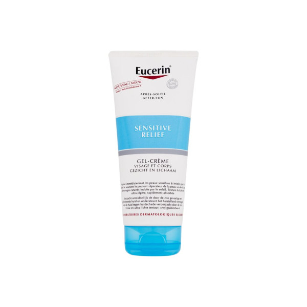 Eucerin After Sun Sensitive Relief Gel-Cream After Sun Care geel-kreem pärast päevitamist, 200 ml