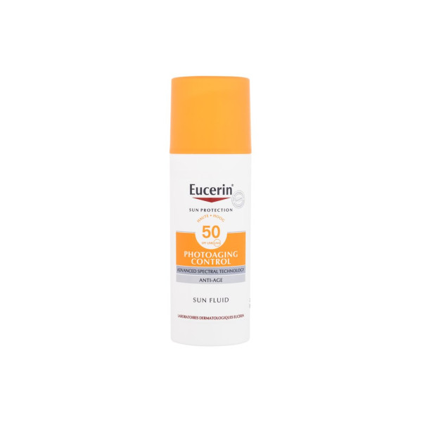 Eucerin Sun Protection Photoaging Control Sun Fluid SPF 50+ kaitsev näovedelik päikese ja fotovananemise eest, 50 ml